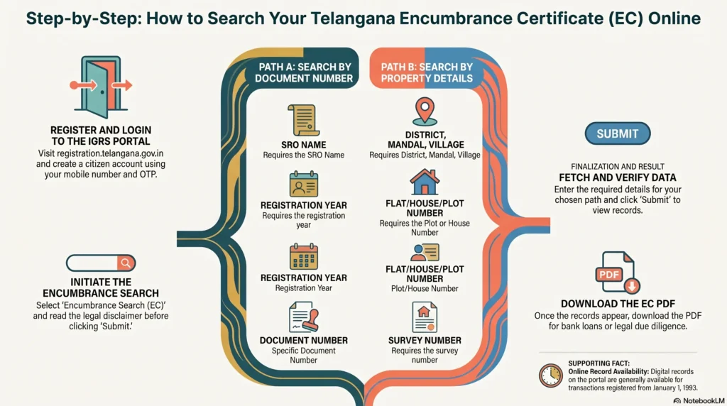 encumbrance certificate online telangana